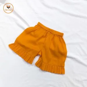 Orange Cotton Baby Pant
