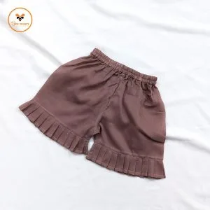 Reddish Grey Cotton Baby Pant
