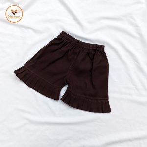 Deep Coffee Cotton Baby Pant