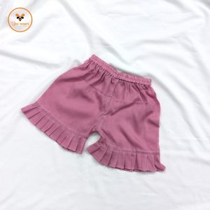 Dull Pink Cotton Baby Pant