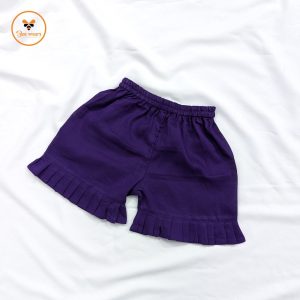 Purple Cotton Baby Pant