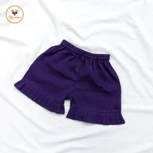 Purple Cotton Baby Pant