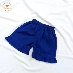 Blue Color Cotton Baby Pant