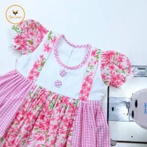 Floral Printed Cotton Baby Dress