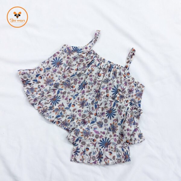 Colorful Printed Cotton Nima/Pant Set- Digital Print