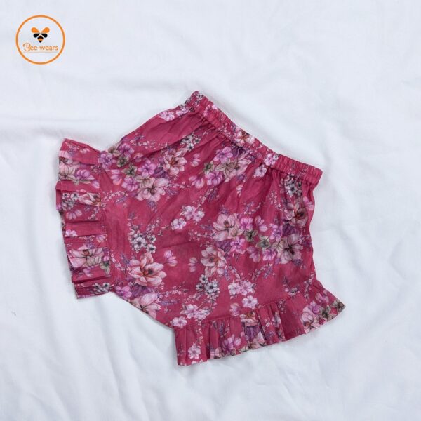 Colorful Printed Cotton Nima/Pant Set- Digital Print - Image 3