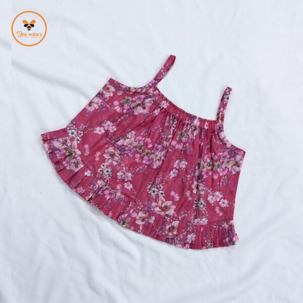 Colorful Printed Cotton Nima/Pant Set- Digital Print - Image 2