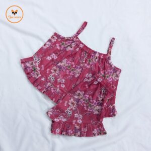 Colorful Printed Cotton Nima/Pant Set- Digital Print