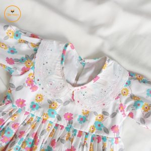 Full Sleeve Cotton Baby Dress/Pajama-Winter Cotton