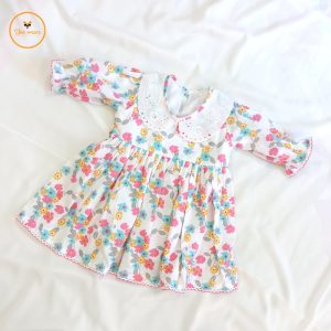 Full Sleeve Cotton Baby Frock set