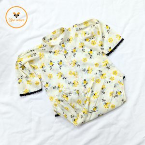 Floral Printed Full Sleeve Cotton Baby Co-Ord Set