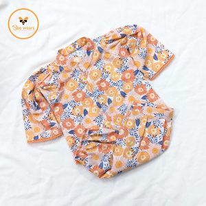 Floral Printed Full Sleeve Cotton Baby Co-Ord Set