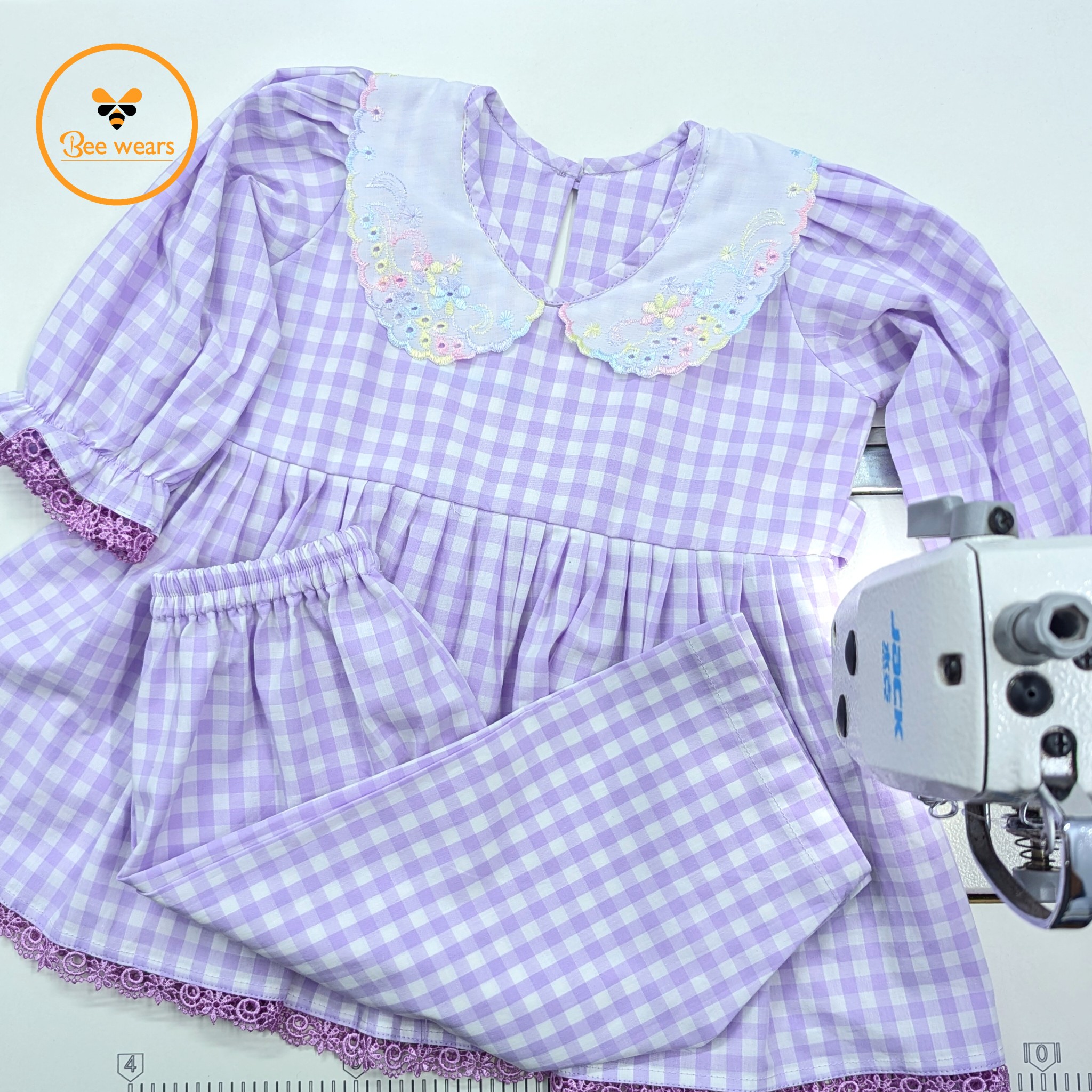 Full Sleeve Cotton Baby Dress/Pajama-Cotton