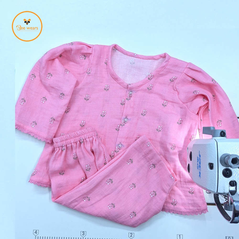 Floral Printed Full Sleeve Muslin Co-Ord Set