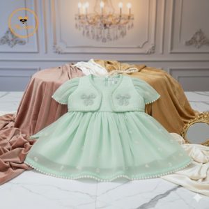 Soft Georgette Fabric Girl’s EID Party Dress