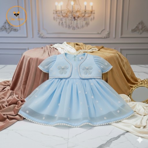 Soft Georgette Fabric Girl’s EID Party Dress - Image 3