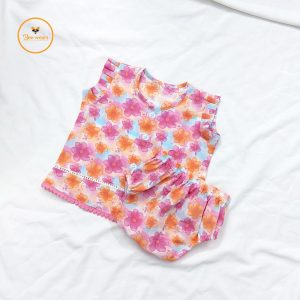 Floral Printed Cotton Baby Nima Set