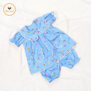 Fruits Printed Cotton Baby Tops/Pant Set