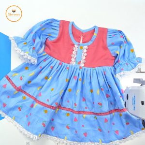 Fruits Printed Cotton Baby Frock