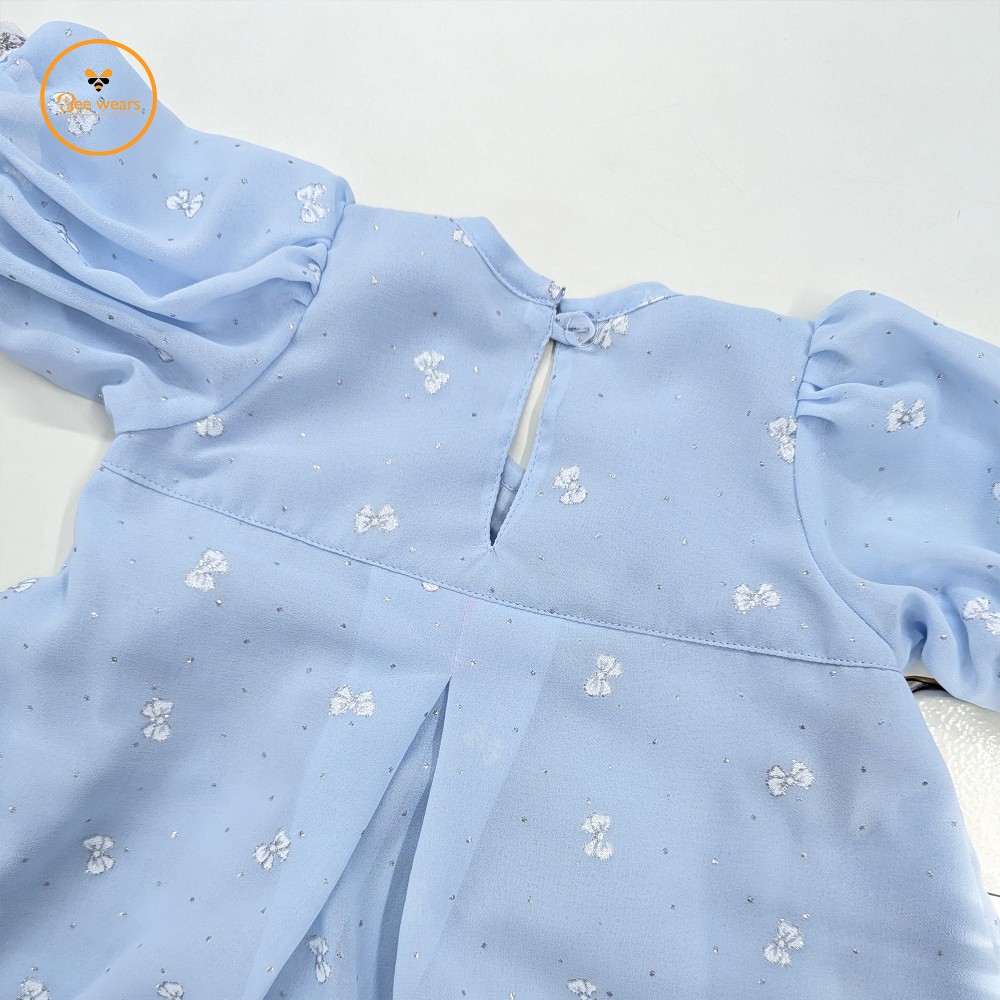 Soft Georgette Fabric Girl’s Frock Set - Image 3