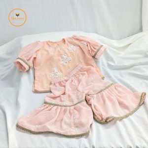 Soft Georgette Fabric Girl’s Kamij Set