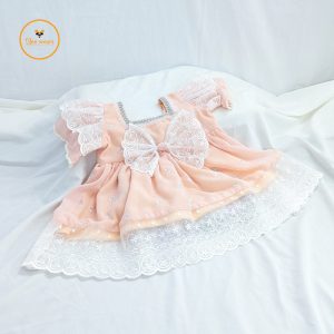 Soft Georgette Fabric Girl’s Frock Set