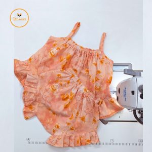 Check Printed Cotton Baby Nima Set