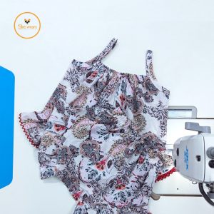 Floral Printed Cotton Baby Nima Set