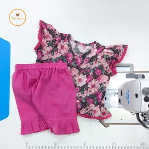 Floral Printed Cotton Baby Nima Set