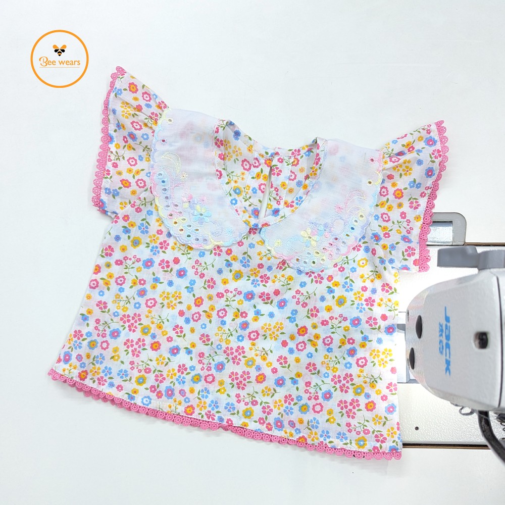 Floral Printed Cotton Baby Nima Set - Image 2