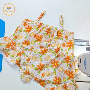 Floral Printed Cotton Baby Nima Set