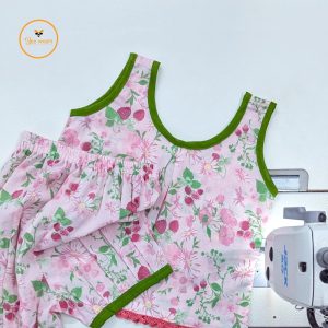 Floral Printed Cotton Baby Nima Set