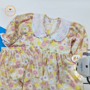 Full Sleeve Cotton Baby Frock set