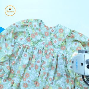 Full Sleeve Cotton Baby Frock set