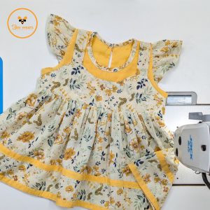 Floral Printed Cotton Baby Dress