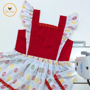 Floral Printed Cotton Baby Dress