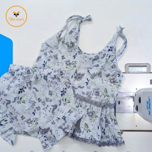 Floral Printed Cotton Baby Nima Set