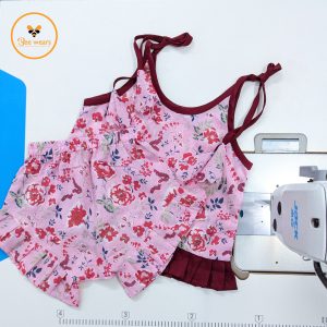 Floral Printed Cotton Baby Nima Set