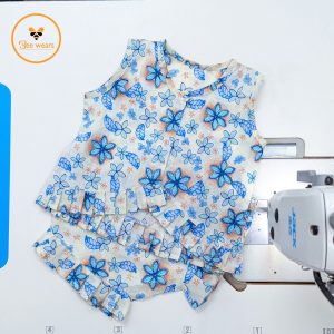 Floral Printed Cotton Baby Nima Set