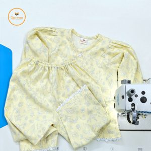 Gentle Bloom Yellow PJ Set