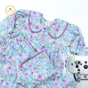 Full Sleeve Cotton Baby Frock set