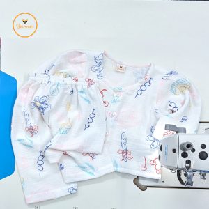 Printed Full Sleeve Co-Ord Set- Muslin Fabric