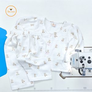Printed Full Sleeve Co-Ord Set- Muslin Fabric