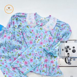 Pastel Meadow Cotton Lounge Set