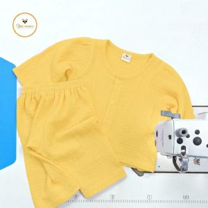 Full Sleeve PJ Set- Muslin Fabric
