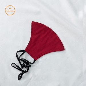 Premium 3-Layer Cotton Mask-Red