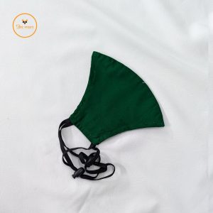 Premium 3-Layer Cotton Mask- Green