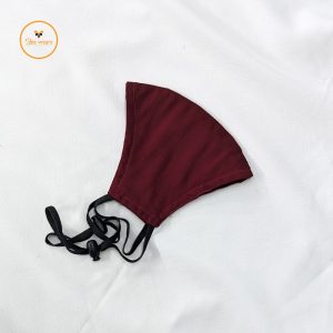 Premium 3-Layer Cotton Mask- Maroon
